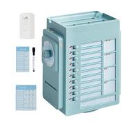 Porte-crayons rotatif avec minuteur visuel, planificateur mensuel pour étudiants, crayon rotatif avec minuteur de temps, organiseurs de bureau pour l'école