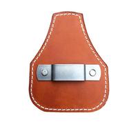 Porte-crochet de poche en cuir - Étui de ceinture universel pour outils de ceinture - Fixations de ceinture pour mètre ruban standard, plombier, menuisier | Support de ruban en cuir