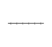 String Furniture Porte-crochets Relief 82cm gris lxHxP 82x5,2x4,7cm