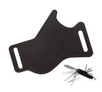 Porte cuchillos para ceinturón - funda résistante de piel sintética para herramientas | Funda avec clip para la ceinture, organizador de cuchillos plegables de 5 pulgadas y destornilladores, soporte