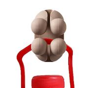 Porte-cuillère pour cuiseur à riz | Support de rangement pour cuillère avec bande adhésive - Accessoire de cuisine mural pour spatules sans trous - Étagère d'affichage pour comptoir dans les