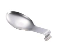 Porte-cuillère pour poêle, récupérateur d'égouttement, design compact, look élégant, large support stable, résistant aux rayures, repose-cuillère de grande taille, accessoires de cuisine, décoration