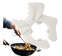 Porte-cuillère - Support de cuillère de cuisine en silicone - Support antidérapant résistant à la chaleur en forme de boucle pour louches à utiliser dans la cuisine sur la marmite pour la maison et le