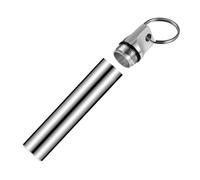 Porte-cure-dent de poche - Conteneur en alliage d'aluminium, boîte de voyage compacte, tube rechargeable léger, design en métal durable | Petit distributeur de cure-dent