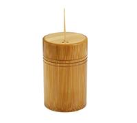 Porte-cure-dents Boîte à cure-dents en bois, porte-cure-dents portable et écologique, distributeur de rétro for la maison l'hôtel