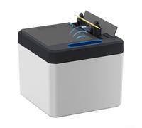 Porte-cure-dents électrique, 9,5 x 9,5 x 8 cm, boîte de rangement Smart Sensing avec mécanisme d'ouverture automatique du couvercle, grande capacité pour la maison, la cuisine, la salle à manger (noir