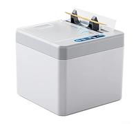 Porte-cure-dents électrique avec capteur automatique, chargeur USB, distributeur intelligent pour cuisine et salon, récipient de rangement étanche à la poussière pour environ 250 pièces, noir (gris)