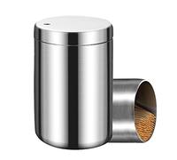 Porte-Cure-Dents En Acier Inox Porte Cure-Dents Porte Cure-Dent Pick Distributeur De Cure-Dents Portable Pour Maison, Cuisine, Bar, Le Restaurant, Café, Home, L'HôTel, Utilisation, Sans Cure Dents