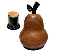 Porte-cure-dents | Grande boîte d'ouverture en forme de poire | Porte-cure-dents amusant - Pour cuisine, chambre à coucher, salon, café, bureau - Hôtel - Maison intérieure