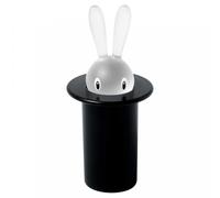 Alessi Porte-cure-dents Magic Bunny noir H 14cm / Ø 7,5cm