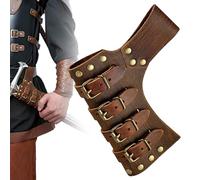 Porte-Cutlass,Ceinture De Support De Fourreau en Cuir Médiéval, Accessoires De Chevalier Médiéval Costume De Ceinture De Grenouille, Ceinture Rétro en Faux Cuir pour Cosplay Accessoire De Performance