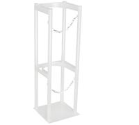 Porte-cylindre autoportant robuste pour stockage sécurisé des réservoirs d'oxygène, de propane, de CO2 et d'azote