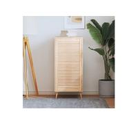 Porte d armoire à persiennes 99,3x49,4 cm bois de pin massif