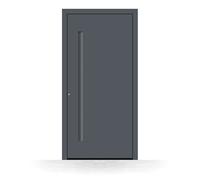 Porte d’entrée aluminium Montpellier - Pirnar Basic anthracite