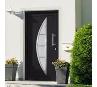 Porte d entrée Anthracite 108x208 cm