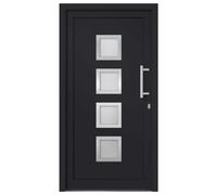 Porte d entrée Anthracite 98x208 cm