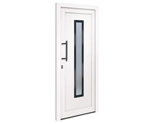 Porte d entrée Blanc 108x200 cm PVC