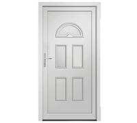 Porte d entrée blanc 98x198 cm PVC