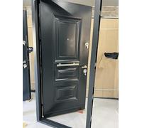 Porte d’entrée Blindée, Gris Anthracite / Noir