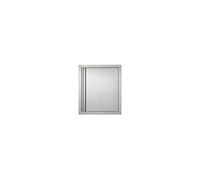 VEVOR Porte d'Accès pour Barbecue, Porte de Cuisine Extérieure Simple de 457x533 mm, Porte Encastrée en Inox, avec Poignée Encastrée, pour Îlot de Barbecue, Station de Grillades, Placard Extérieure