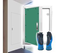 Porte d'accès cachée pour mur/plafond - Panneau d'inspection pour cloison sèche de 40 à 200 cm avec serrure à droite - Parfait pour la plomberie et l'accès aux services électriques - Installation