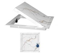 Porte d'accès élégante aspect bois 30 x 30 cm 20 x 20 cm / 8in 25 x 25 cm 15 x 15 cm - Trappe cachée avec verrouillage à clic pour un accès facile au toit Design durable et moderne (C 25 x 25 cm)