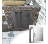 Porte d'accès en acier inoxydable pour intérieur/extérieur, ouverture facile à clic pour cuisine, grillades et panneaux de service d'inspection