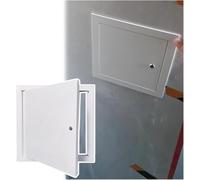 Porte d'accès en métal robuste avec clé - 35 x 75 cm Porte secrète de service au sol pour réparation électrique, couvercle de siphon et solution d'accès sécurisé