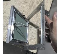 Porte d'accès en plaques de plâtre avec cadre en aluminium - Panneau d'inspection à peindre, trappe d'accès cachée à pousser pour ouvrir les plaques de plâtre