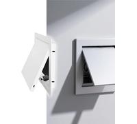 Porte d'accès encastrée en alliage d'aluminium sans soudure - Poussez for ouvrir la trappe d'inspection utilitaire