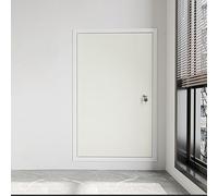 Porte d'accès encastrée personnalisable, trappe d'inspection en aluminium for la plomberie et l'entretien, 1 pièce(Beige,39x39inch)