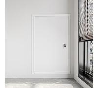 Porte d'accès encastrée - Trappe d'inspection en aluminium personnalisable for mur et plafond(White,34x34inch)