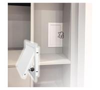 Porte d'accès métallique à verrouillage tactile 30 x 34 14 x 30 16 x 16 18 x 18 18 x 30 po, cache-trou mural/plafond pour cloison sèche, trappe d'inspection de plomberie de grenier (16 x 20 po (