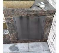 Porte d'accès pour barbecue en acier inoxydable 304 pour cuisine extérieure, étanche, panneau d'inspection F, taille personnalisée, 15 x 20 cm, couvercle de plaque électrique durable