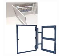 Porte d'accès pour carrelage et pierre, 50 x 40 cm, trappe utilitaire en métal pour plomberie et électricité, plaque murale décorative, panneau d'accès facile à installer