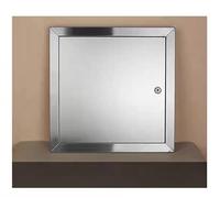 Porte d'accès verrouillable avec cadre - Trappe d'inspection de plomberie amovible, porte de service en acier inoxydable pour cloisons sèches (300 x 600 mm / 12 x 24 po) - Dimensions disponi
