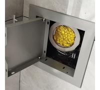 Porte d'accès verrouillable pour cloison sèche avec fonction clic, cadre en aluminium, trappe de grenier pour dissimuler le câblage, la plomberie et les systèmes d'alarme