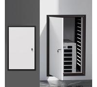 Porte d'accès verrouillable pour panneau électrique, trappe d'inspection cachée en aluminium pour climatisation, service de plomberie en cloison sèche