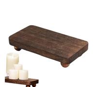 Porte d'affichage en bois - support de niveau pour parfums, huiles essentielles, artisanat | Rustic Organizer Shelf Vanity, cuisine, bureau, objets de collection, mini, bijoux, projets de