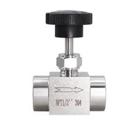 Porte d'amortissement de flux à usage multiple 12,7 mm ports 304 antirouille résistance à l'oxydation du corps 176 F Précision de l'étendue de la température Contrôle du flux Rotation du portail