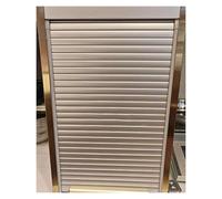 Porte d'armoire enroulable - Tambour coulissant en plastique for placard et buffet, écran de porte de placard pliable peu encombrant(90x110cm (35.4x43.3"))