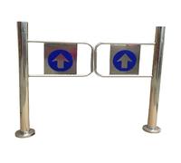 Porte de balançoire à Sens Unique en Acier Inoxydable, Porte de balançoire de Rebond Automatique avec Ressort pour la Porte d'entrée de l'école d'allée d'allée d'allée d'asle