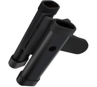 Porte- de Batterie à Clip, Organisateur Portable Noir | Abs et Fer, Format Compact pour Rangement, Fixation Pratique sur Kit, Usage Scène ou Répétition