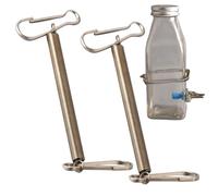 Porte de bouteille d'eau - boucle de ressort de cage de hamster | Buvez des boucles de bouteille 2 pièces, ressort de remplacement pour lapins, cobayes, hamsters