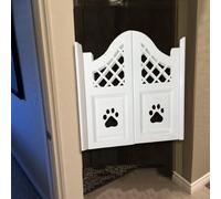 Porte de café battante avec patte de chat, fixation à vis style accordéon pour balcon, salle de bain, salon, porte demi-taille