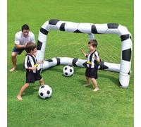Porte De CALCIO Gonflable Avec 2 Ballons Pour Jeu Bébé Jardin Mer Piscine