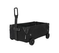 Porte de camping - Chariot de rangement pliable, design léger avec roues, structure portable robuste | Mini chariot organisateur pour voyage en plein air, shopping, pique-nique à la maison, Côme