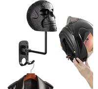 Porte De Casque De Moto - Pleurs De Crâne De Cowboy, Grille De Rangement Mural Pour Chapeau De Chapeau De Casque | Approche De Design En Aluminium Décoratif