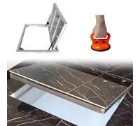 Porte de cave à vin en acier robuste - Entrée camouflée avec ouvre-porte sécurisée pour caves, espaces rampants, design élégant et durable pour le stockage et la conservation du vin