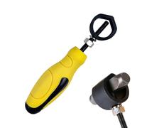 Porte De Ciseau, Masque D'estampage En Métal - Porte En Acier,Poignée De Sécurité Poinçon En Cuir Avec Poignée Jaune, Support De Sécurité Marquer Le Poinçon